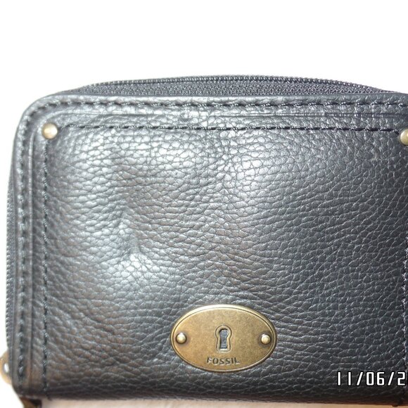 Black Fossil Leather Wallet - Picture 10 of 15